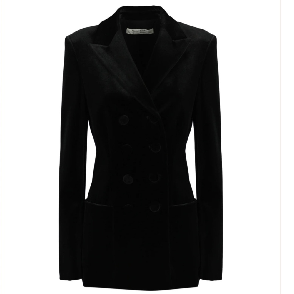 Philosophy di Lorenzo Serafini Classic Black Blazer